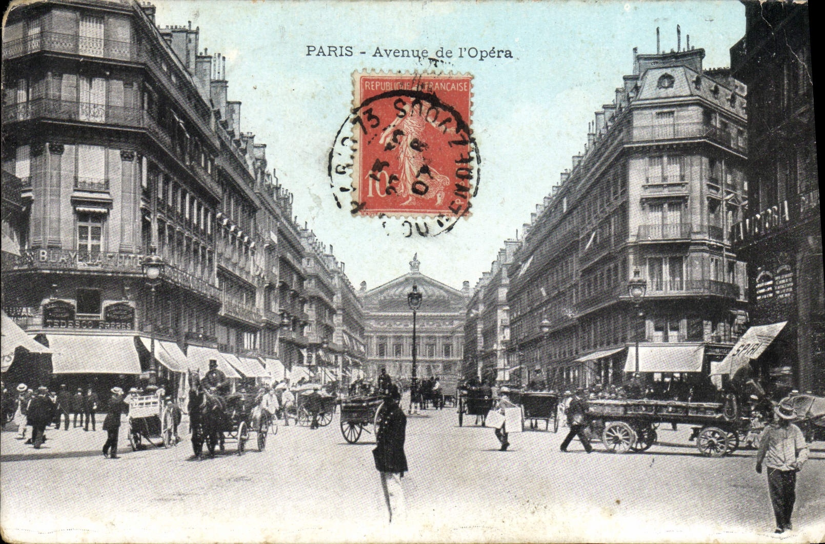 CPA Paris Avenue de L'Opera