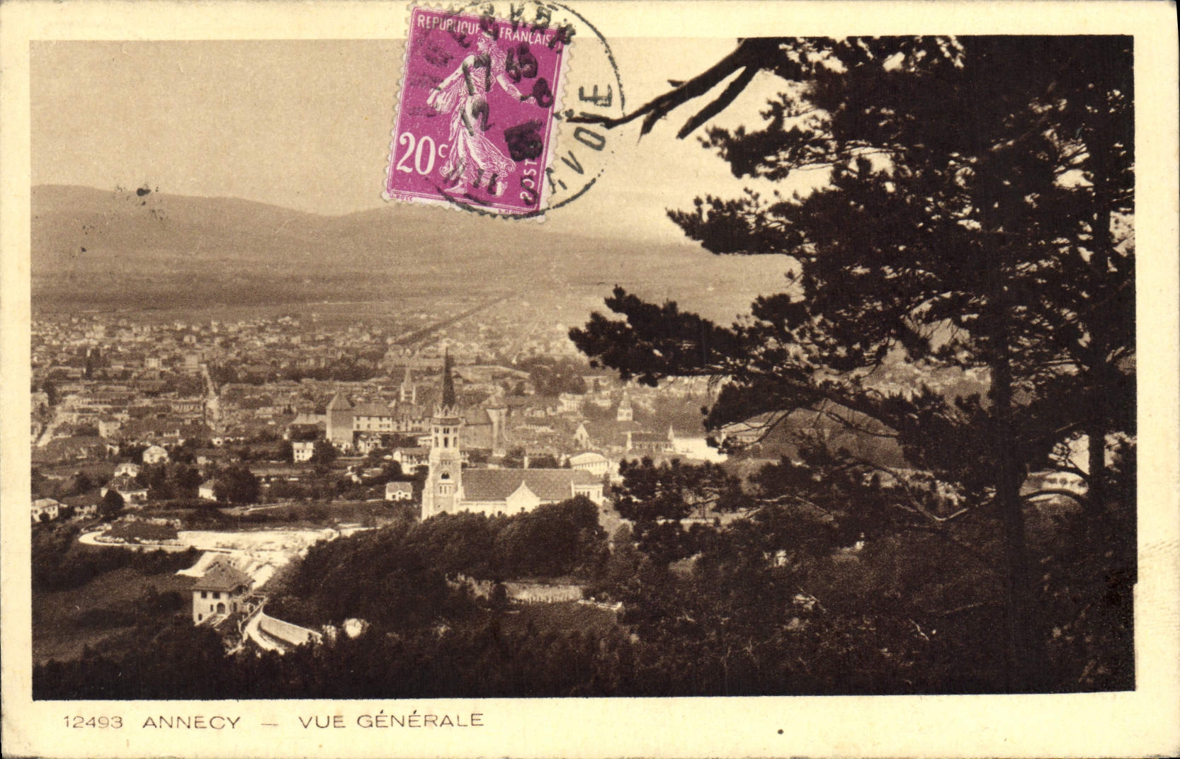 CPA Annecy Vue Generale