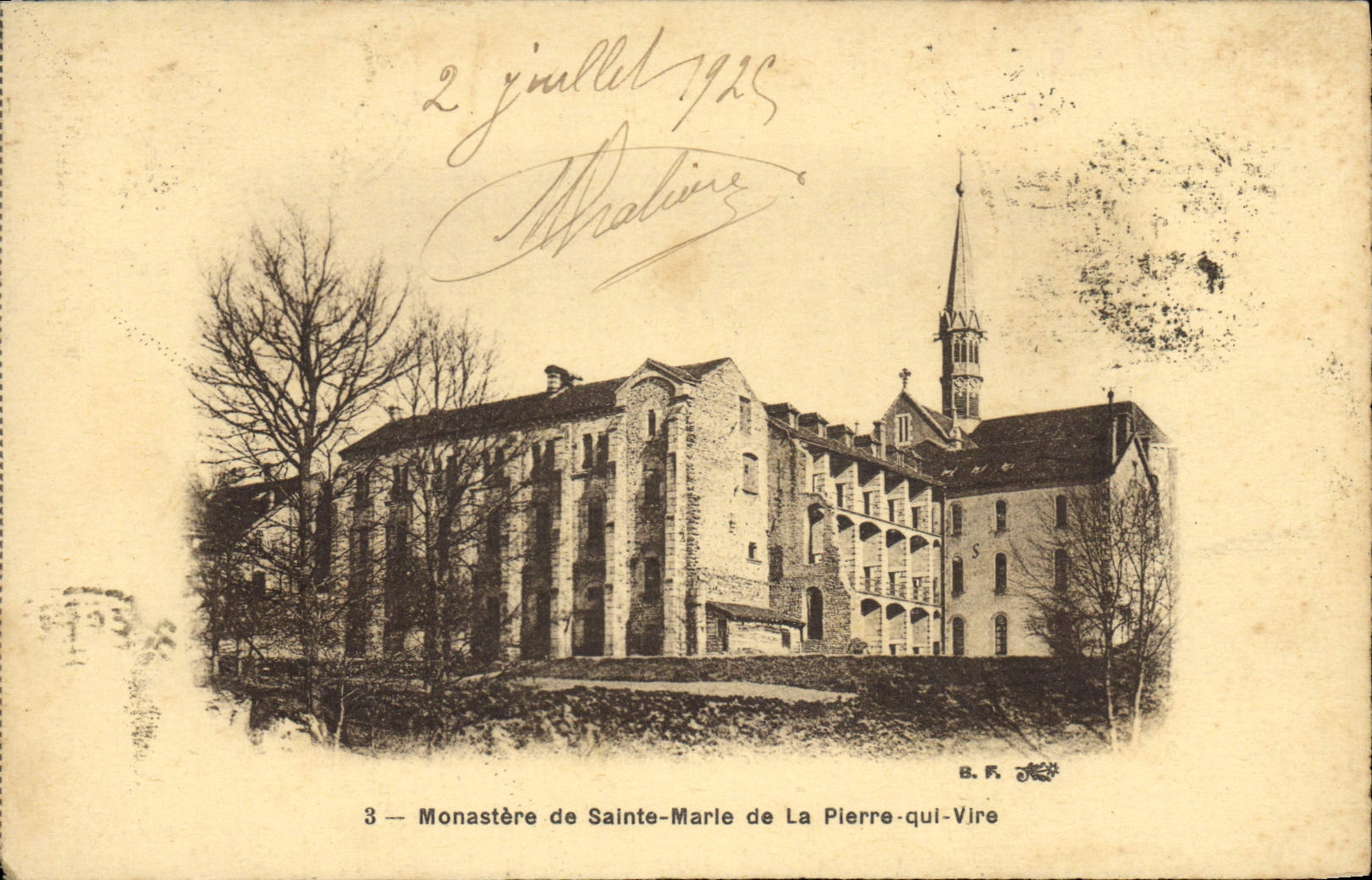CPA Monastere de Sainte Marie de la Pierre Qul Vire