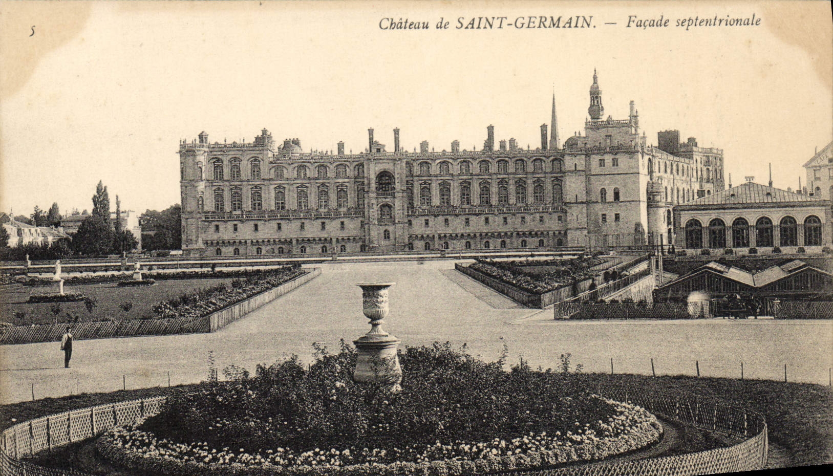 CPA Saint Germain En Laye Chateau Facade septentrionale