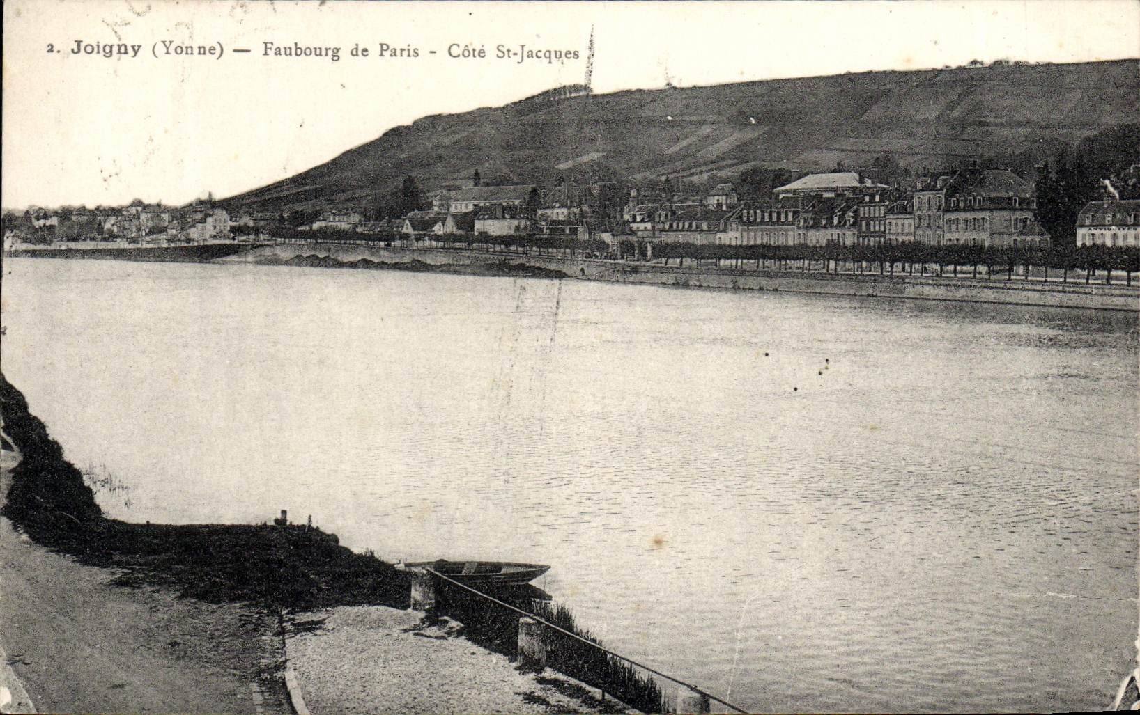 CPA Joigny Faubourg de Paris Cote St Jacques