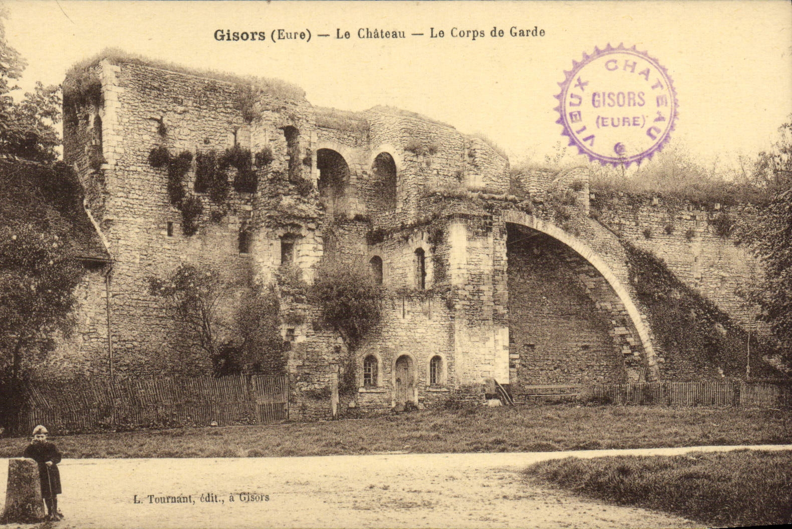 CPA Gisors Le Chateau Le Corps de Garde