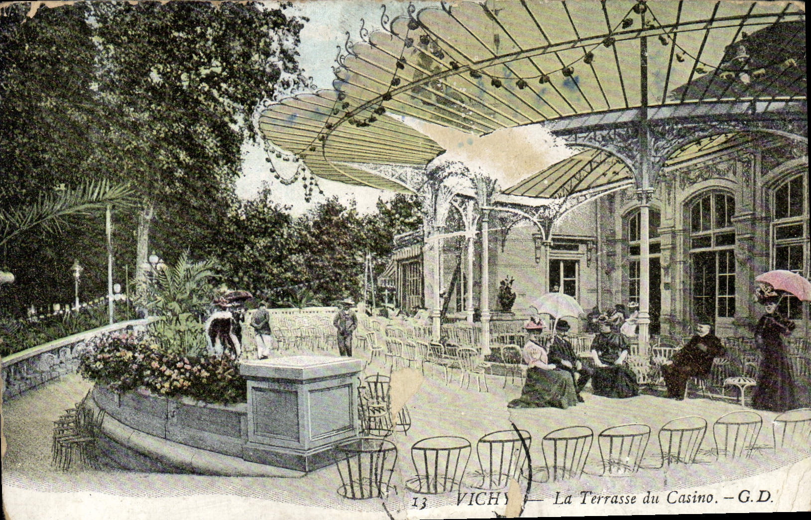CPA Vichy La Terrasse du Casino