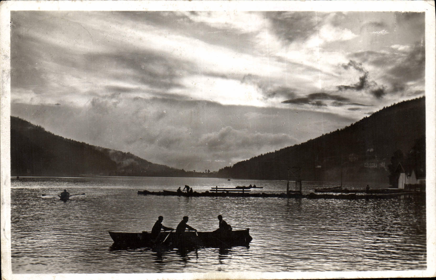 MODERN CARD Gerardmer On the Lake After I' Orage