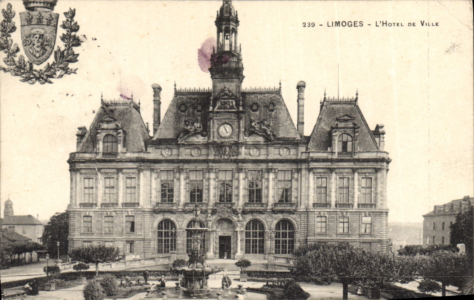 CPA Limoges L'Hotel De Ville