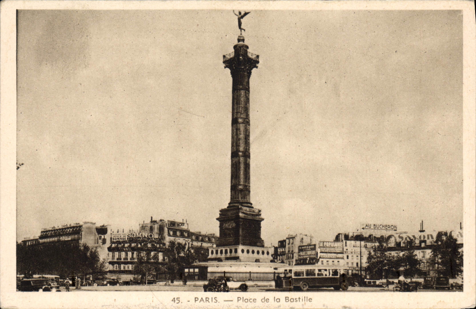 CPA Paris Place De La Bastille