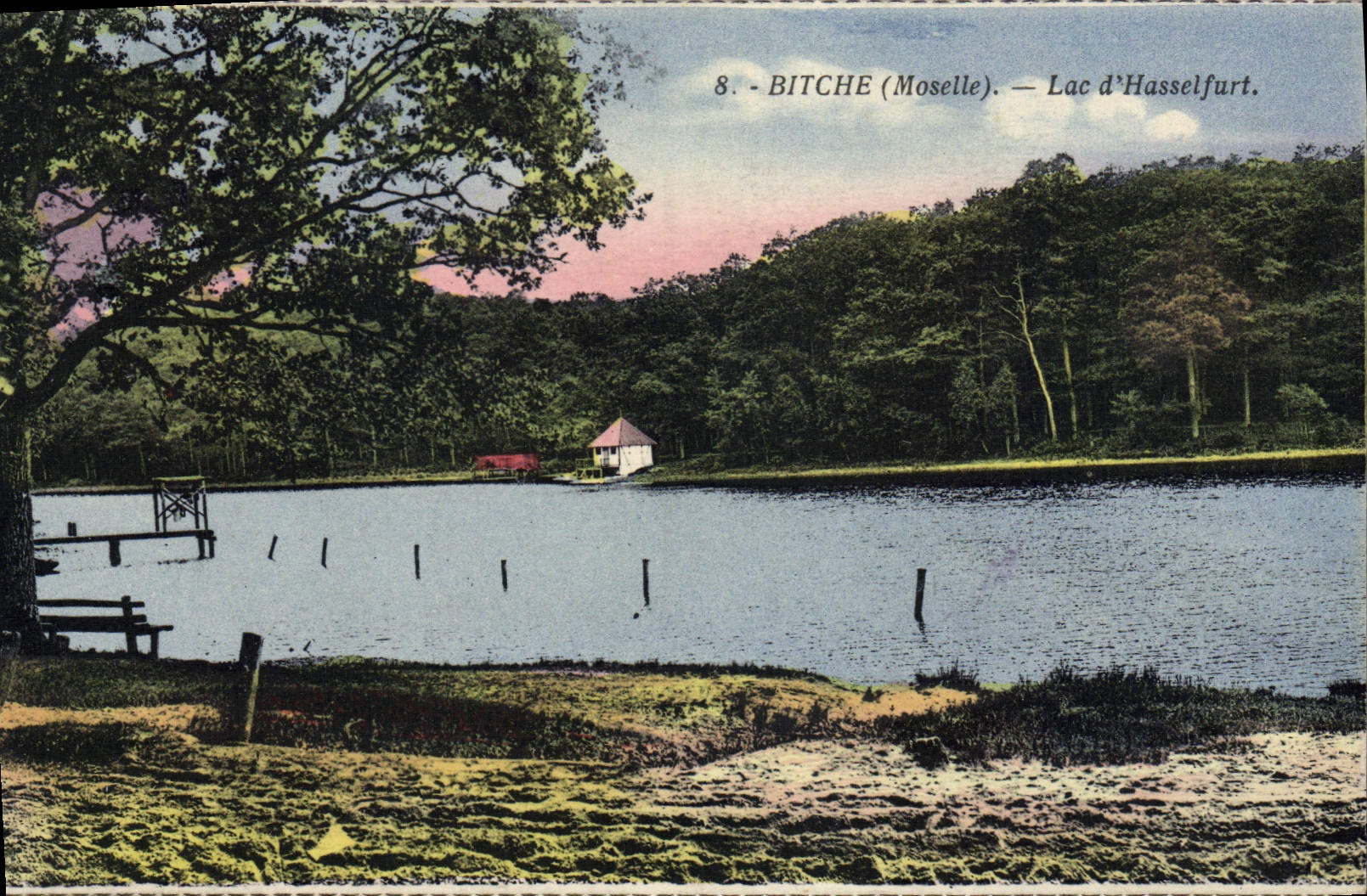 CPA Bitche Lac D'Hasselfurt