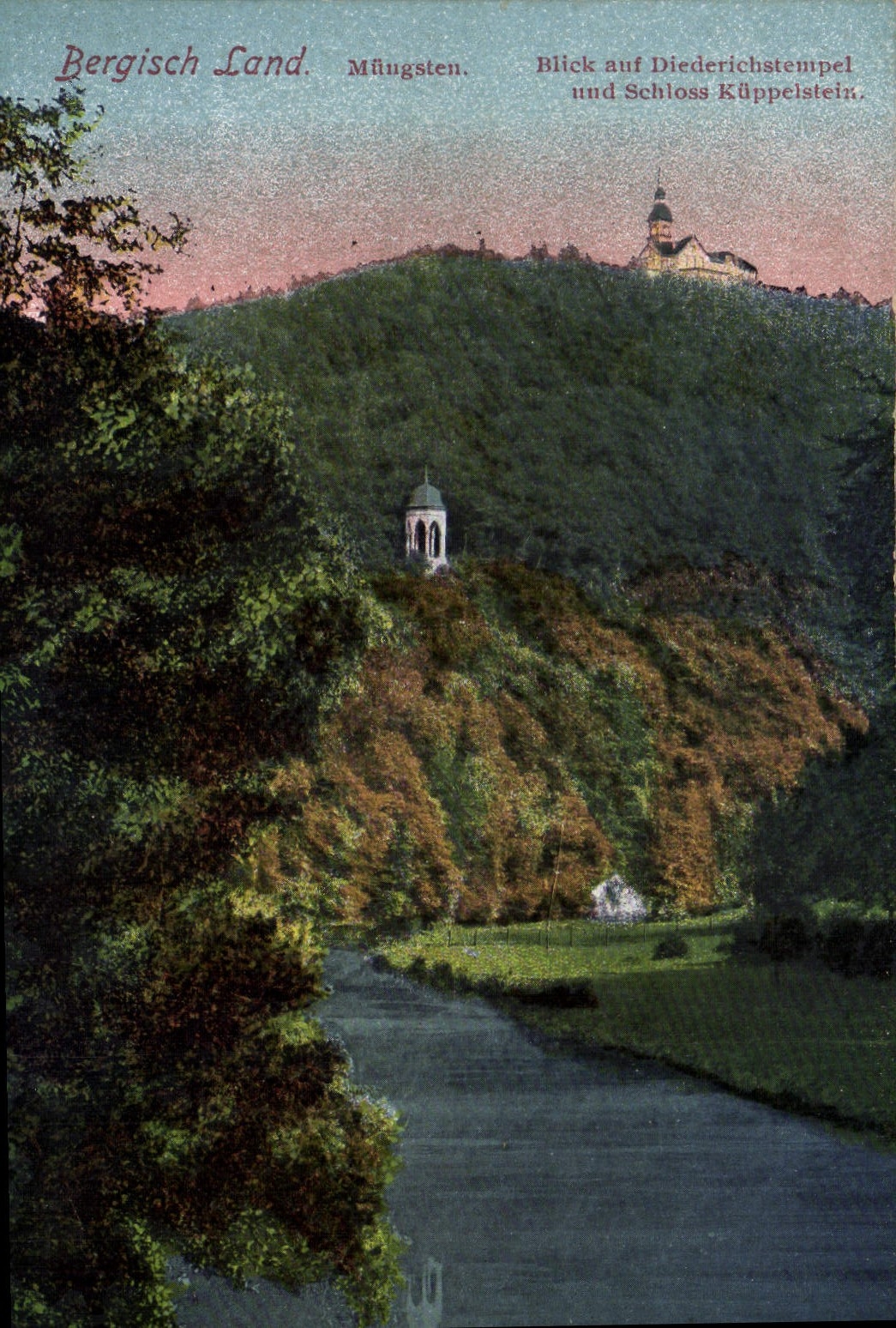 VINTAGE POSTCARD Bergisch Maugsen Land