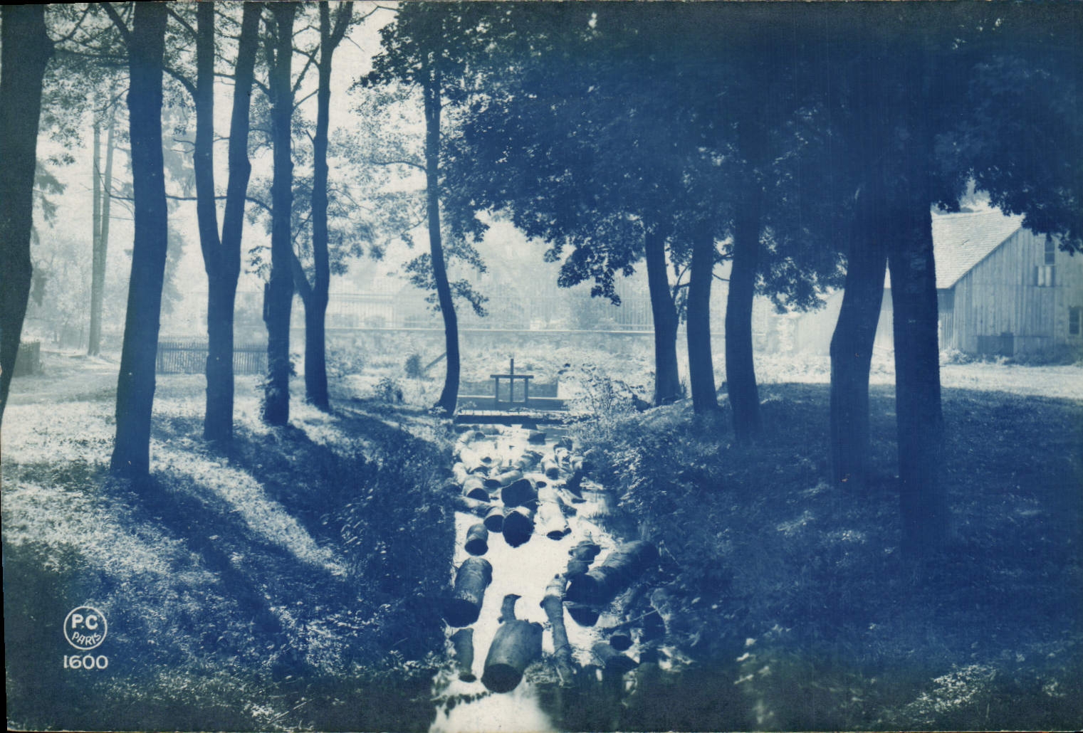 VINTAGE POSTCARD River