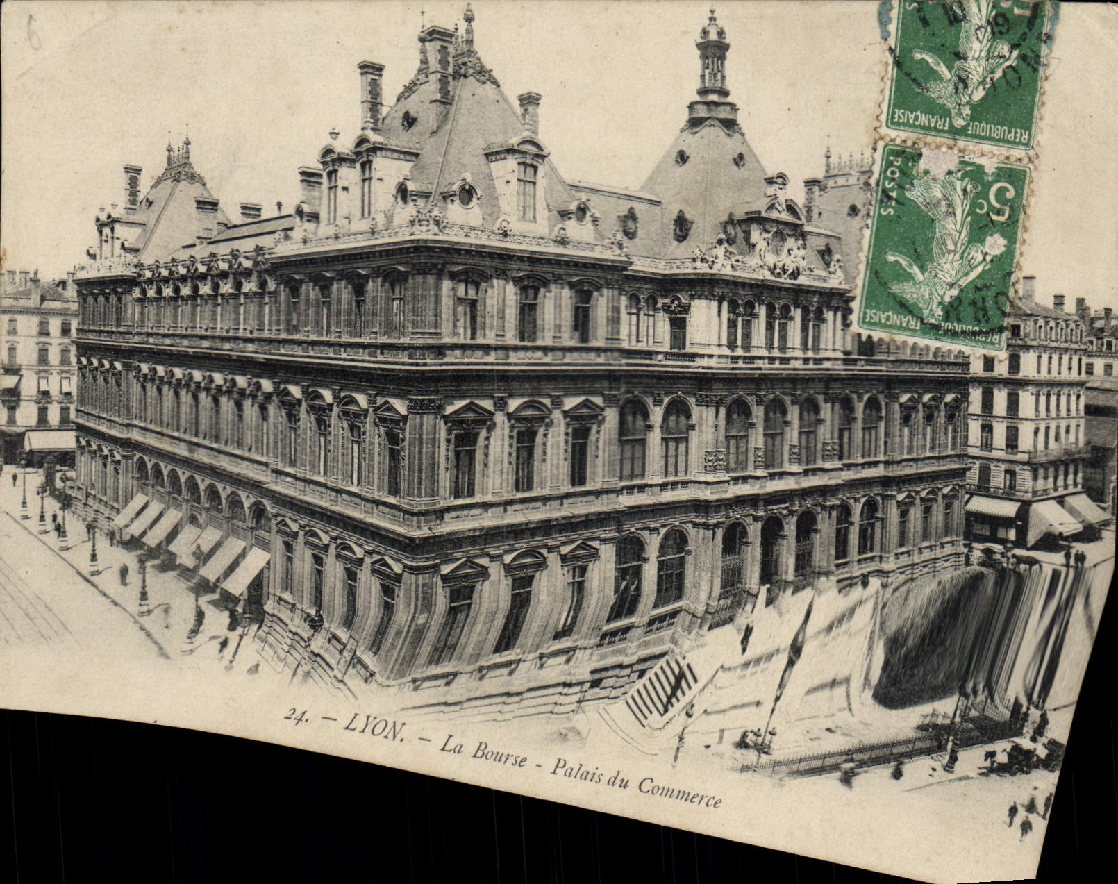 CPA Lyon La Bourse Palais Du Commerce