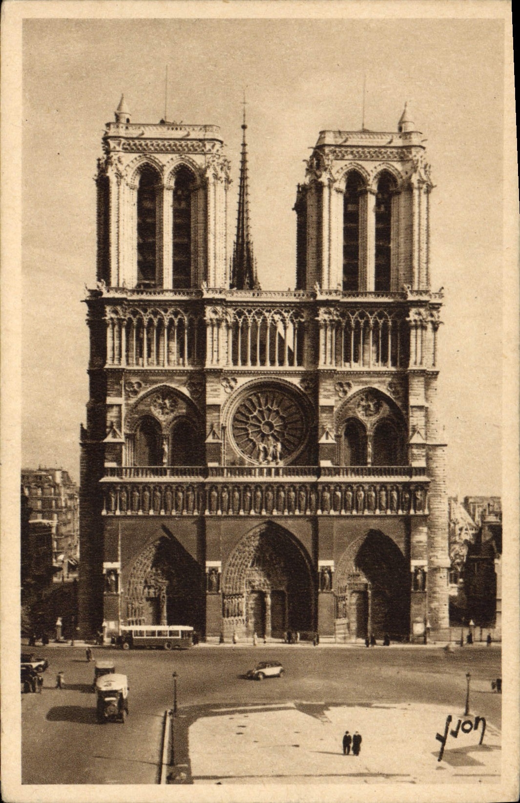 CPA Paris En Flanant Notre Dame