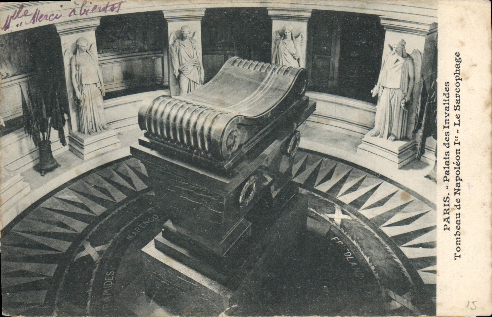 CPA Paris Palais Des Invalides tombeau De Napoleon 1er Le sarcophage
