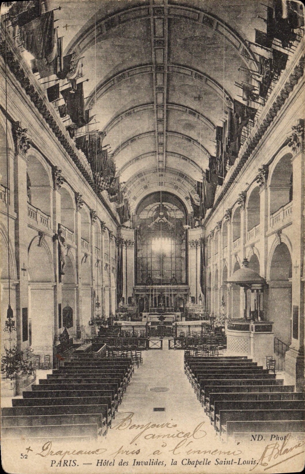 CPA Paris Hotel des Invalides La Chapelle Saint Louis