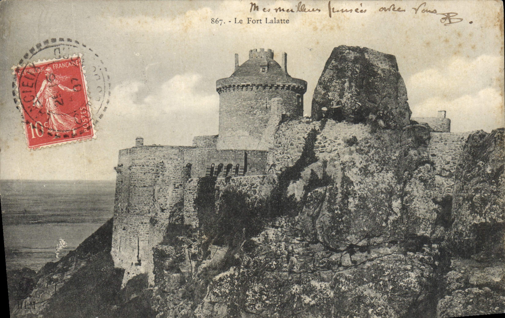 VINTAGE POSTCARD Strong Lalatte