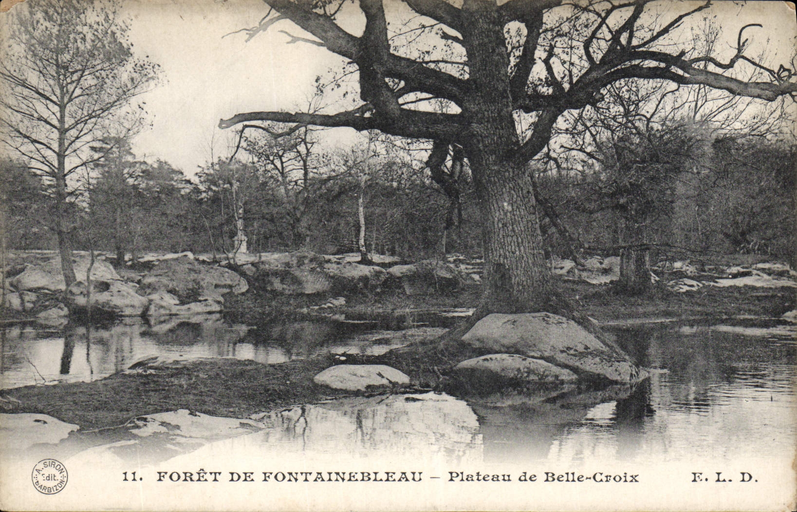 VINTAGE POSTCARD Drill De Fontainebleau Plate Of Beautiful Cross
