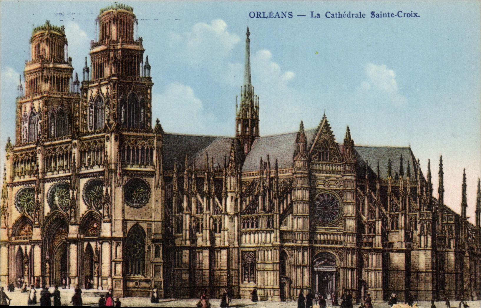 CPA Orleans La Cathedrale Sainte Croix