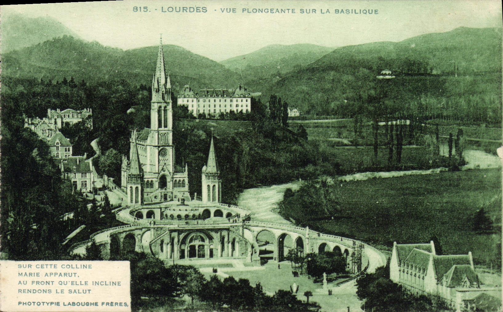 Opinión pesada de la POSTAL de la VENDIMIA de antedicho en la basílica