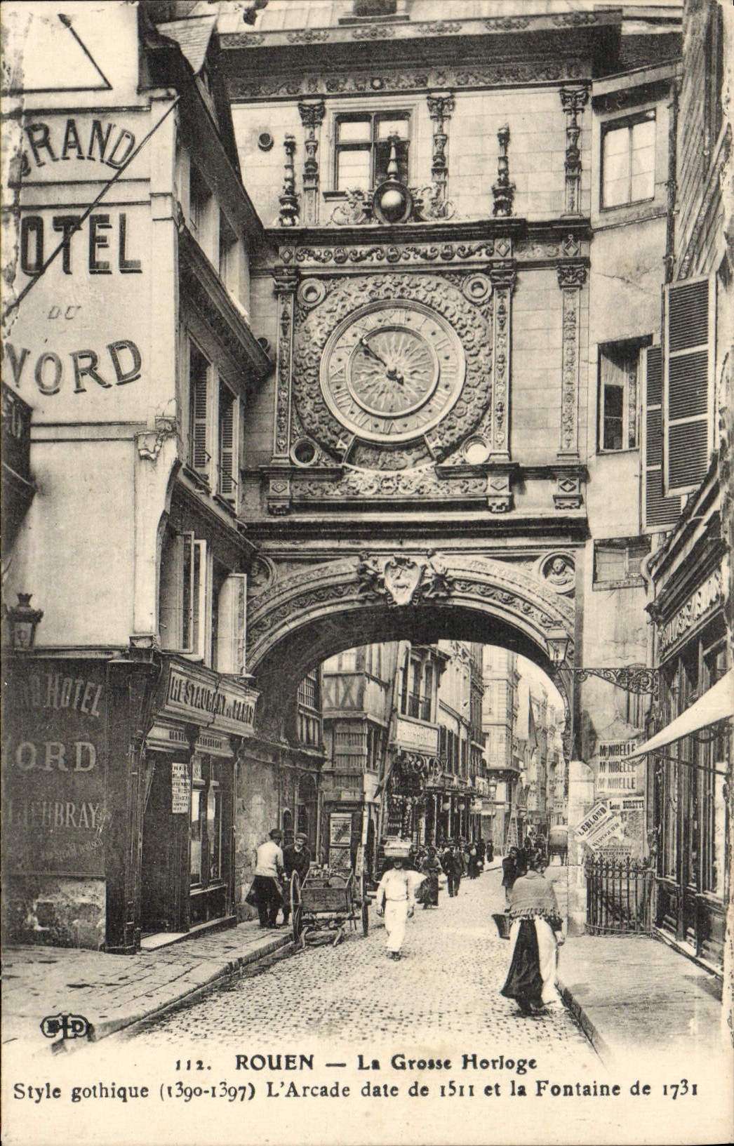 CPA Rouen La Grosse Horloge