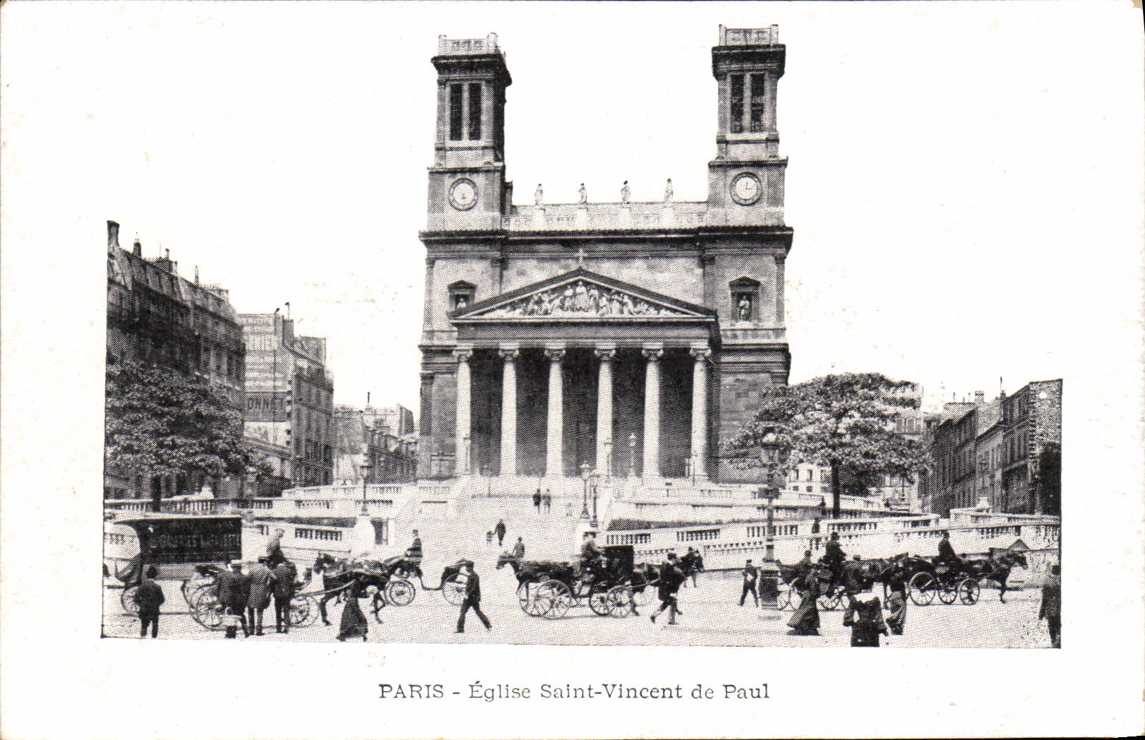 CPA Paris Eglise Saint Vincent De Paul