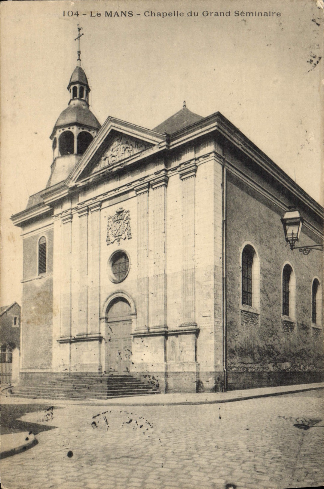 VINTAGE POSTCARD Mans Vault Of the Great Seminar