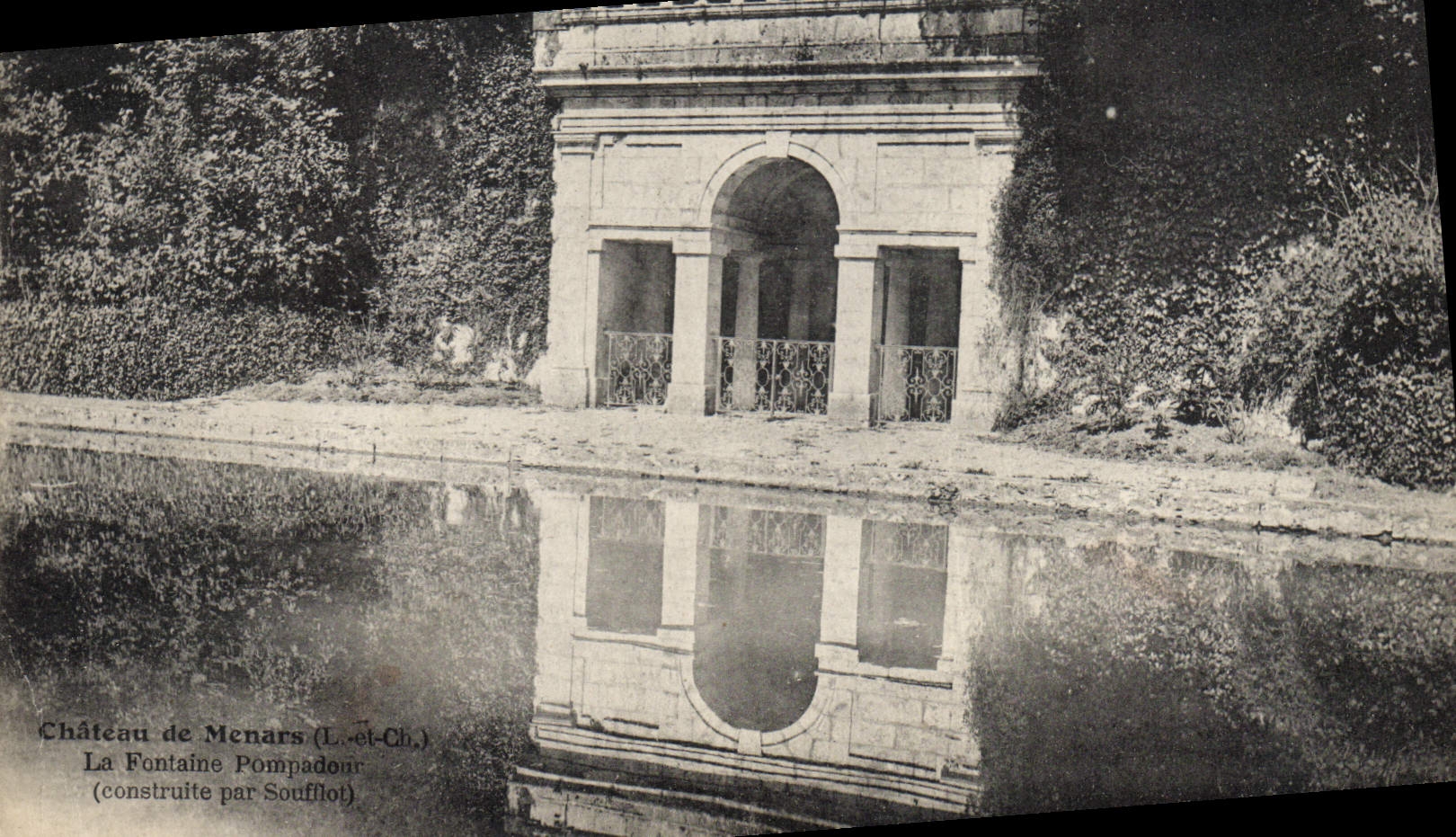 CPA Chateau De Menars La Fontaine Pompadour Soufflot