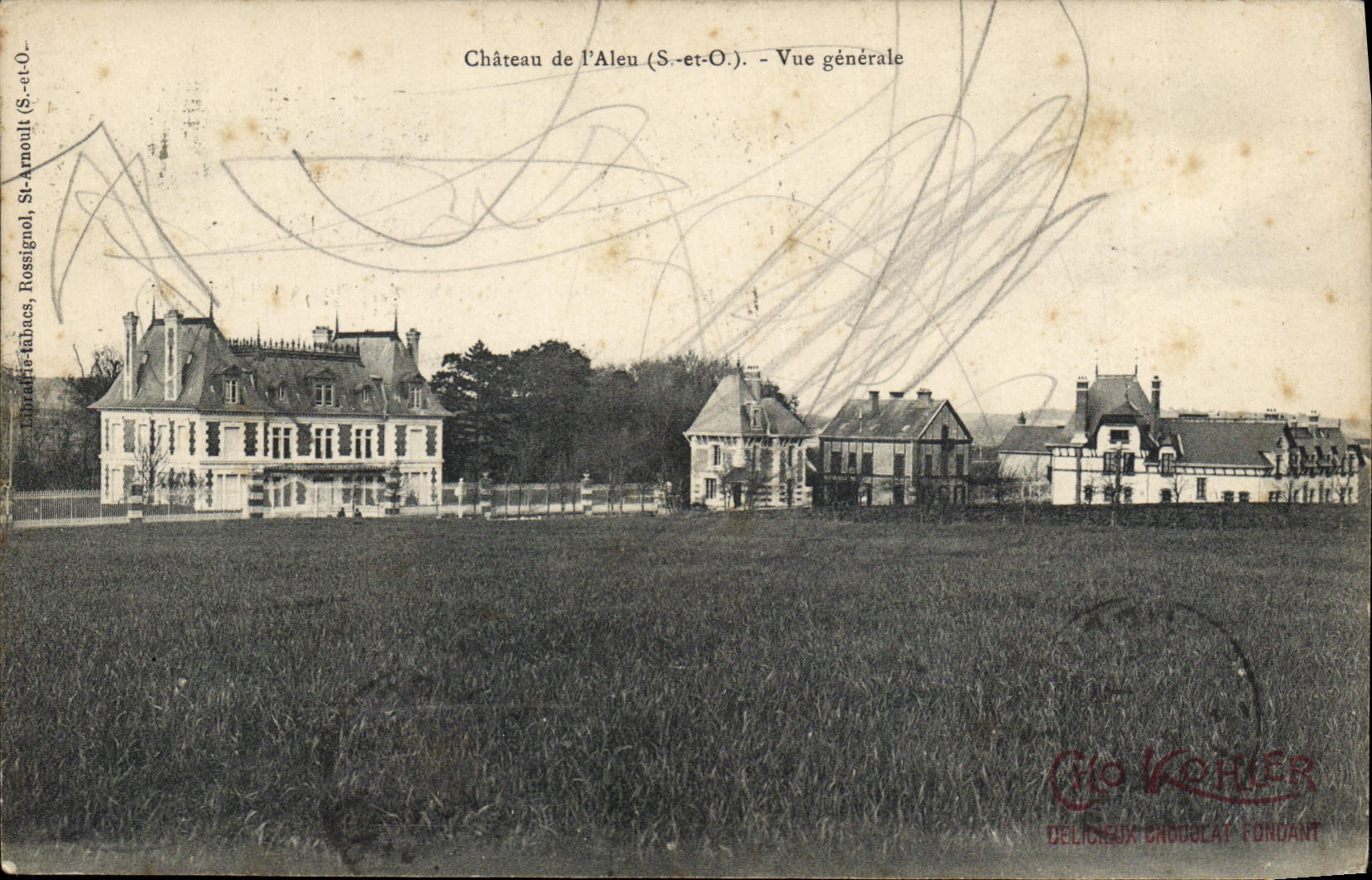 CPA Chateau De I'Alen Vue Generale
