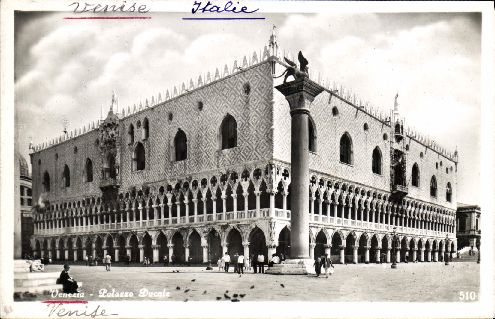 VINTAGE POSTCARD Venezia Palazzo Ducal