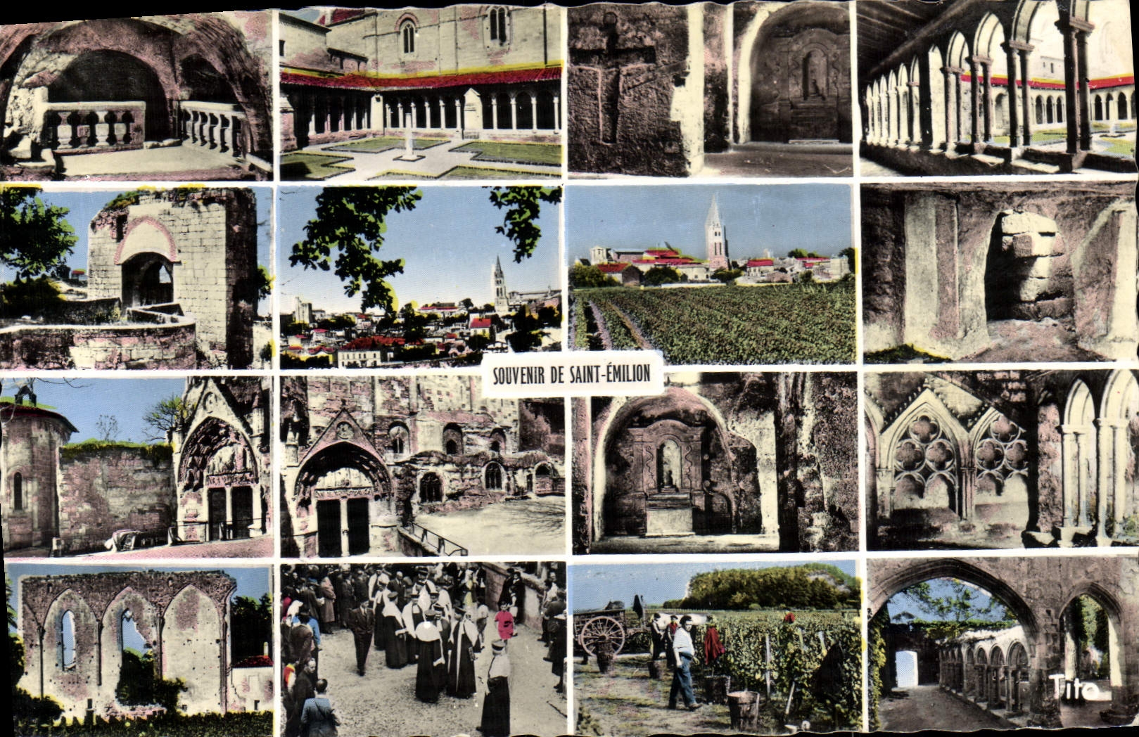 CPM Saint Emilion Vues Principales