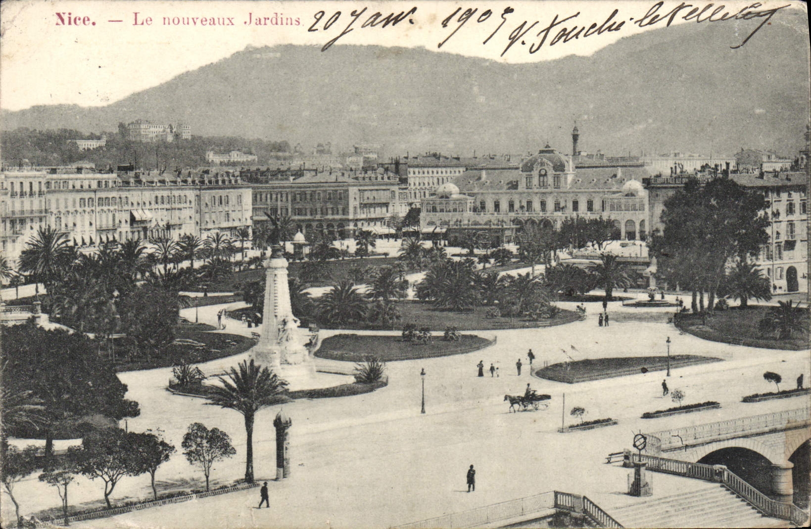 CPA Nice Le Nouveaux Jardin