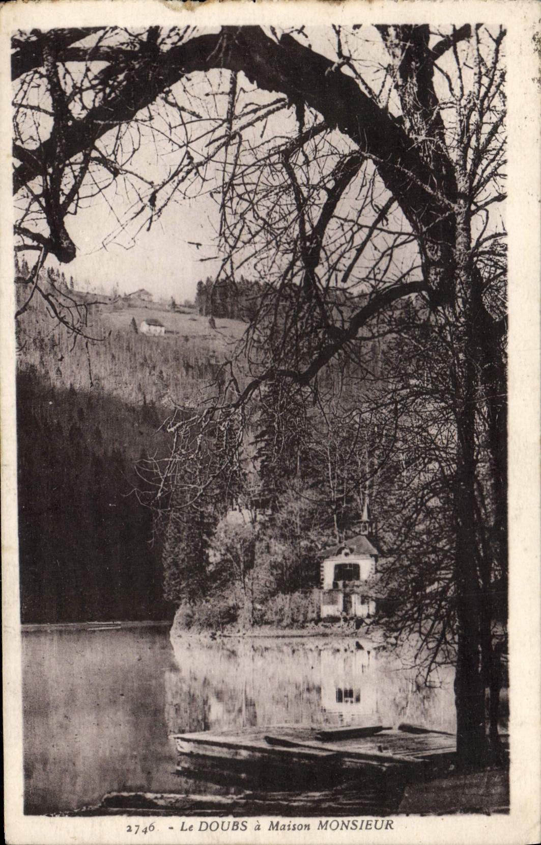 CPA Le Doubs A Maison Monsieur
