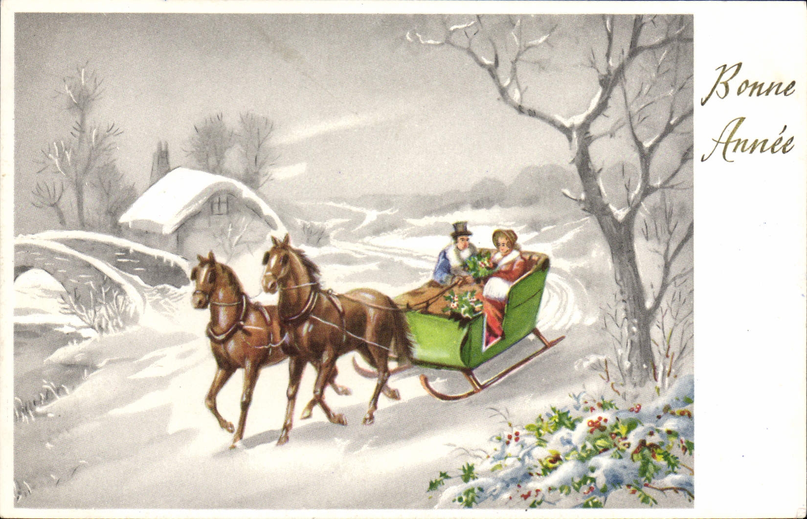 CPA Fantaisie Bonne Annee