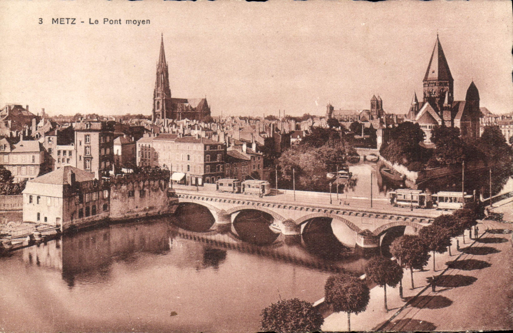 CPA Metz Le Pont Moyen