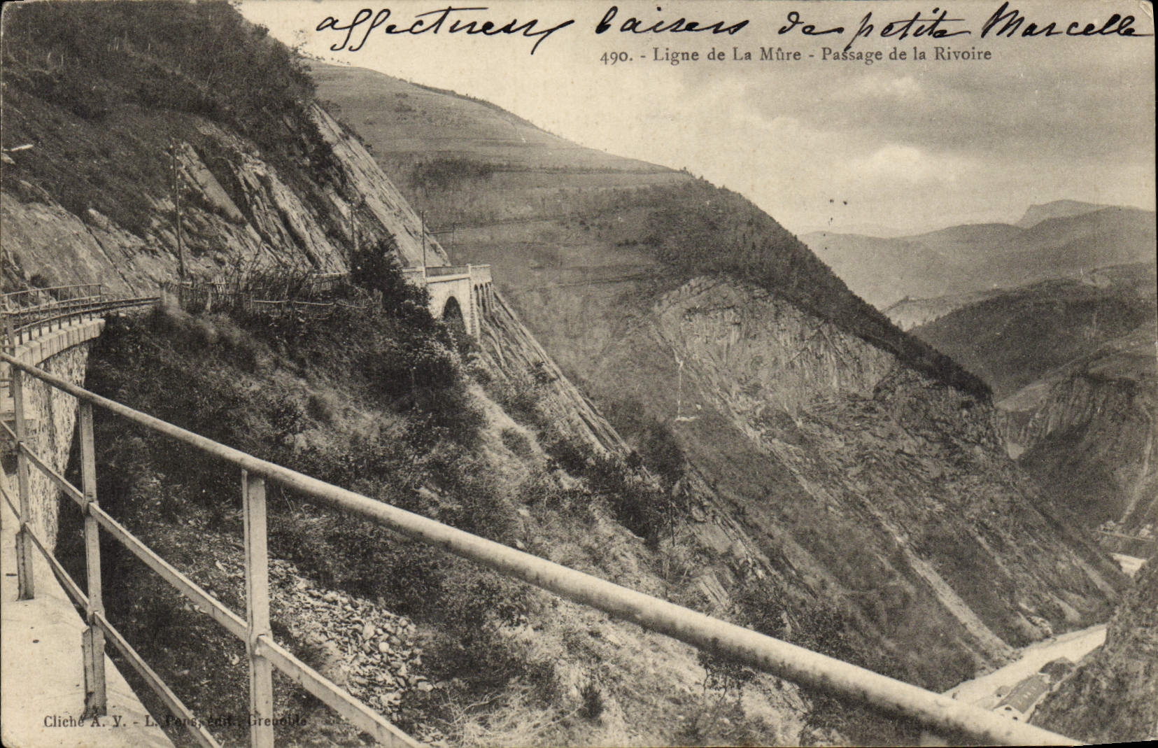 CPA Ligne De La Mure Passage De La Rivoire