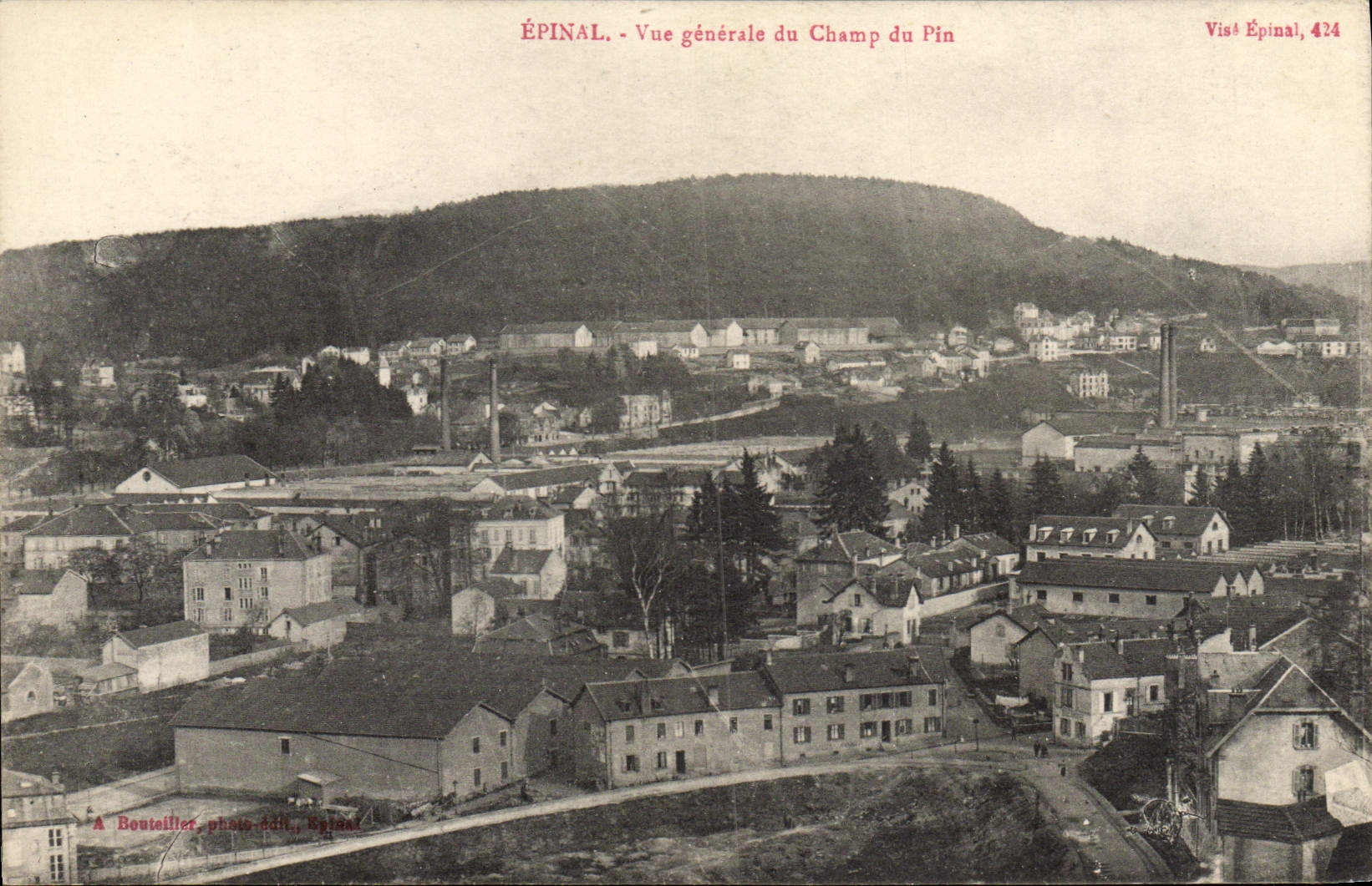 CPA Epinal Vue Generale Du Champ Du Pin