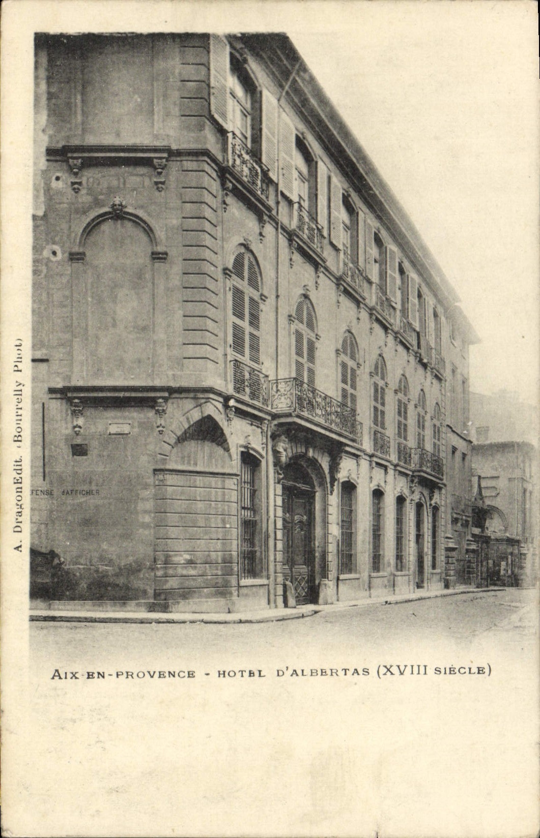 CPA Aix En Provence Hotel D'Albertas