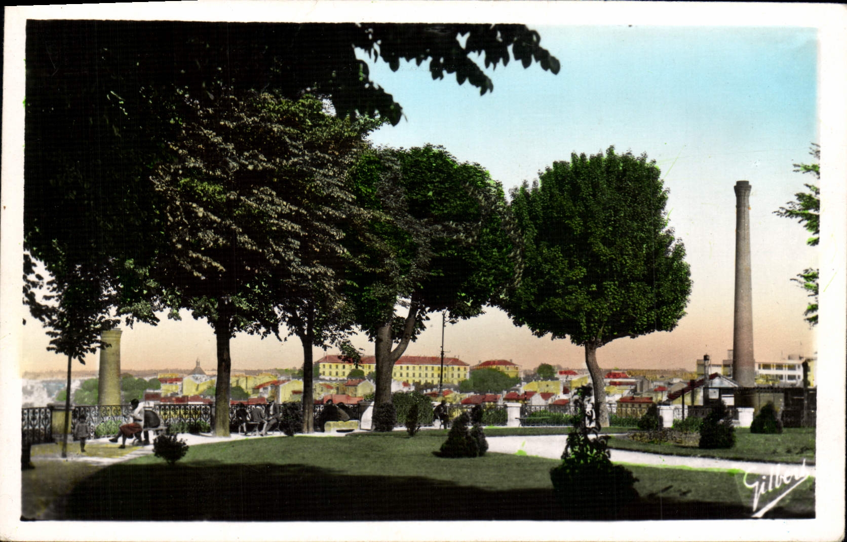 MODERN CARD Angouleme Seen Of the Place Of the Metal disc On the District St Roch