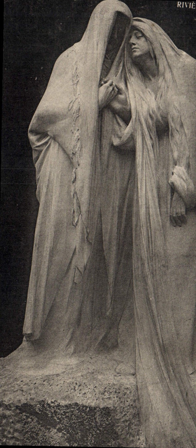 VINTAGE POSTCARD Museum of Luxembourg River two pains