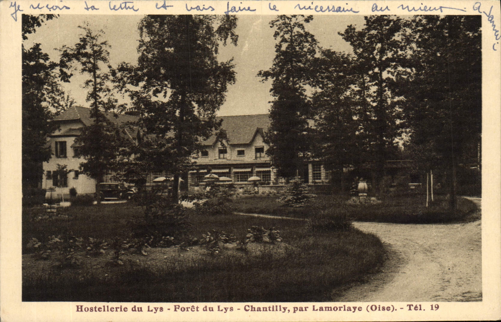CPA Chantilly Par Lamorlaye Hostellerie du Lys Foret du Lys
