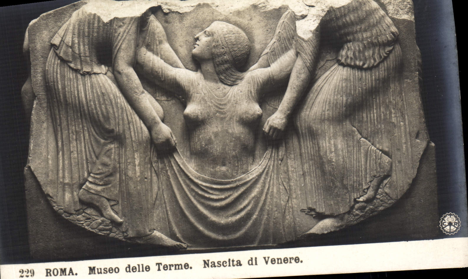 POSTAL Roma Museo Delle Term Nascita di Venere de la VENDIMIA