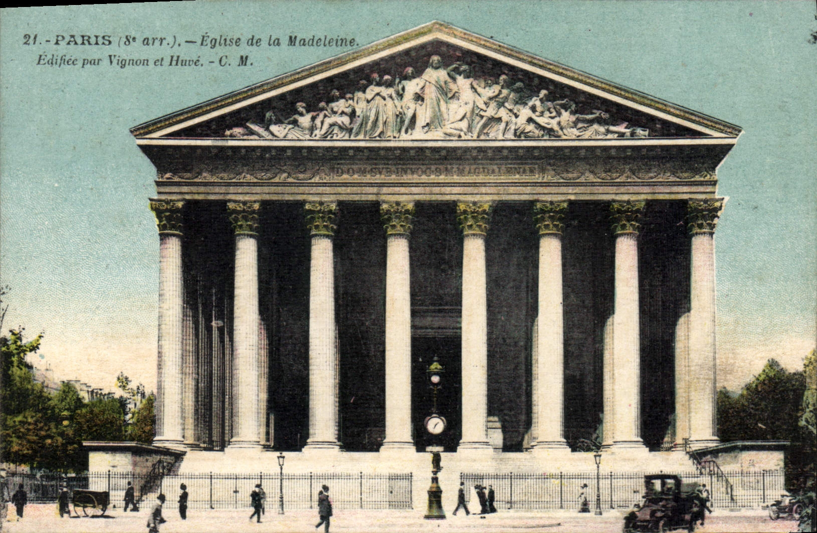 CPA Paris Eglise de la Madeleine