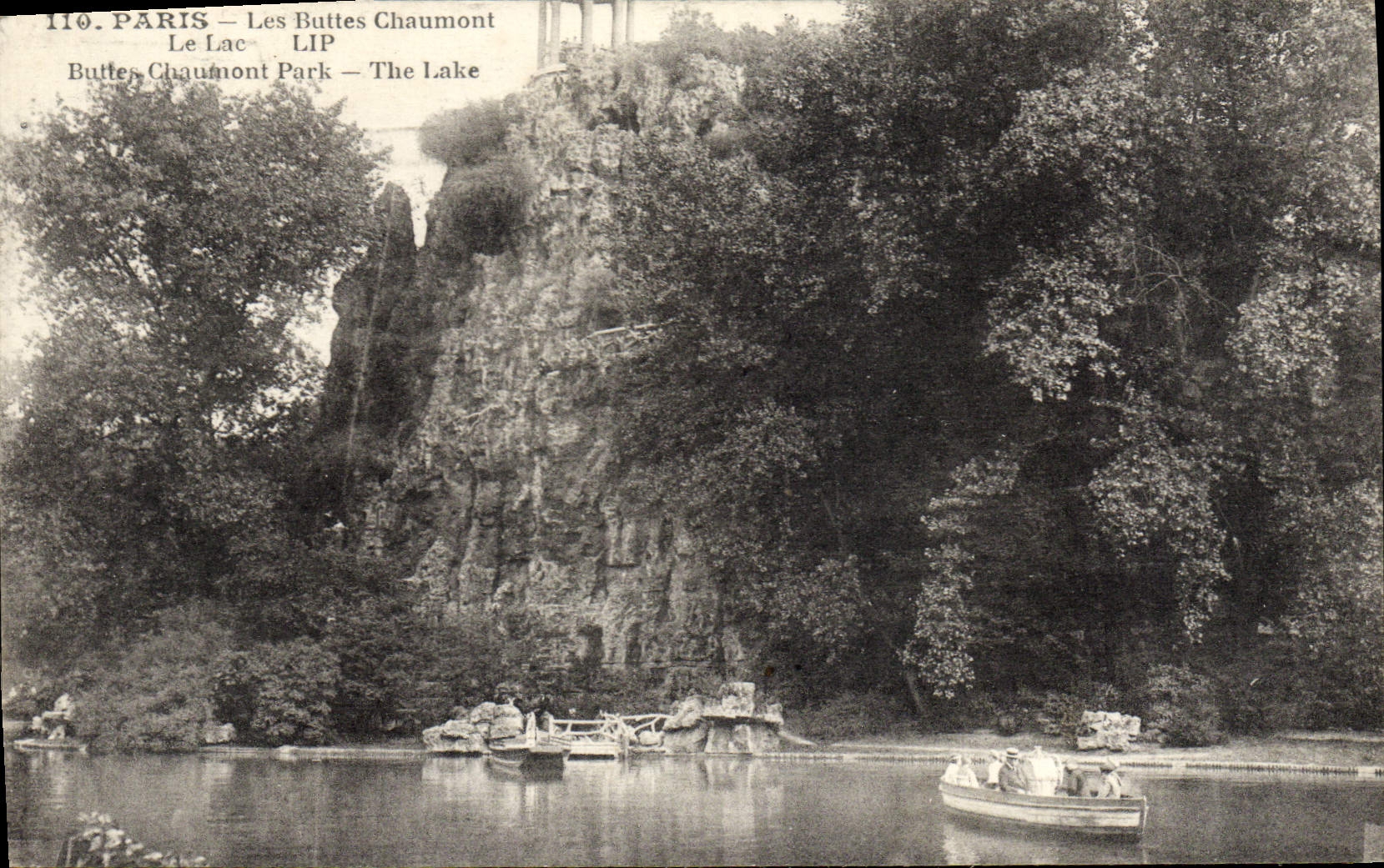 CPA Paris Les Buttes Chaumont Le lac