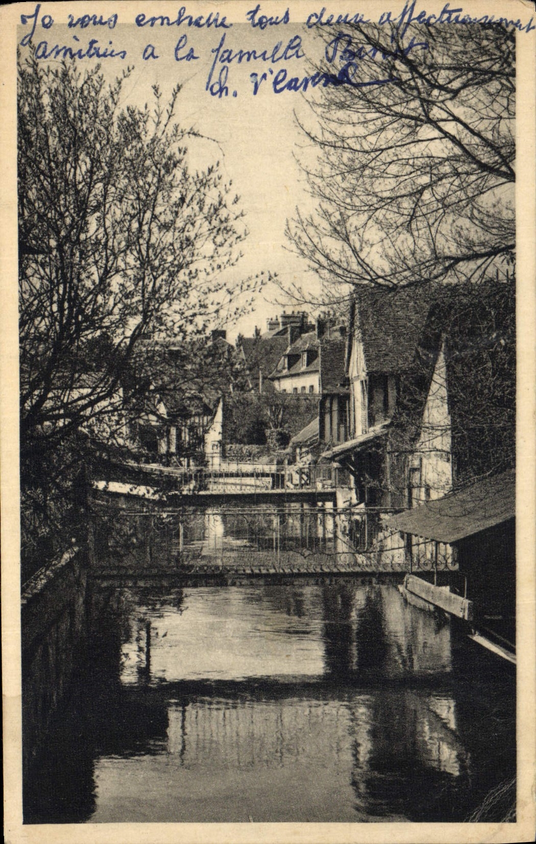 VINTAGE POSTCARD Evreux Iton