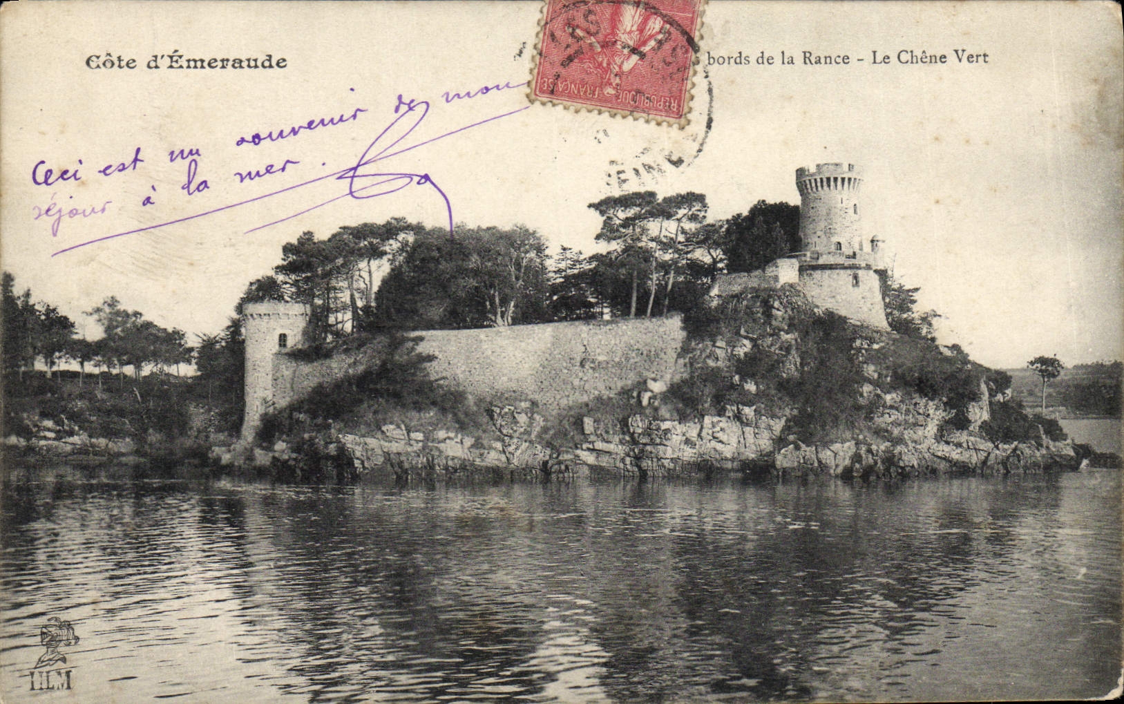 VINTAGE POSTCARD Edges of Rancid the holm oak