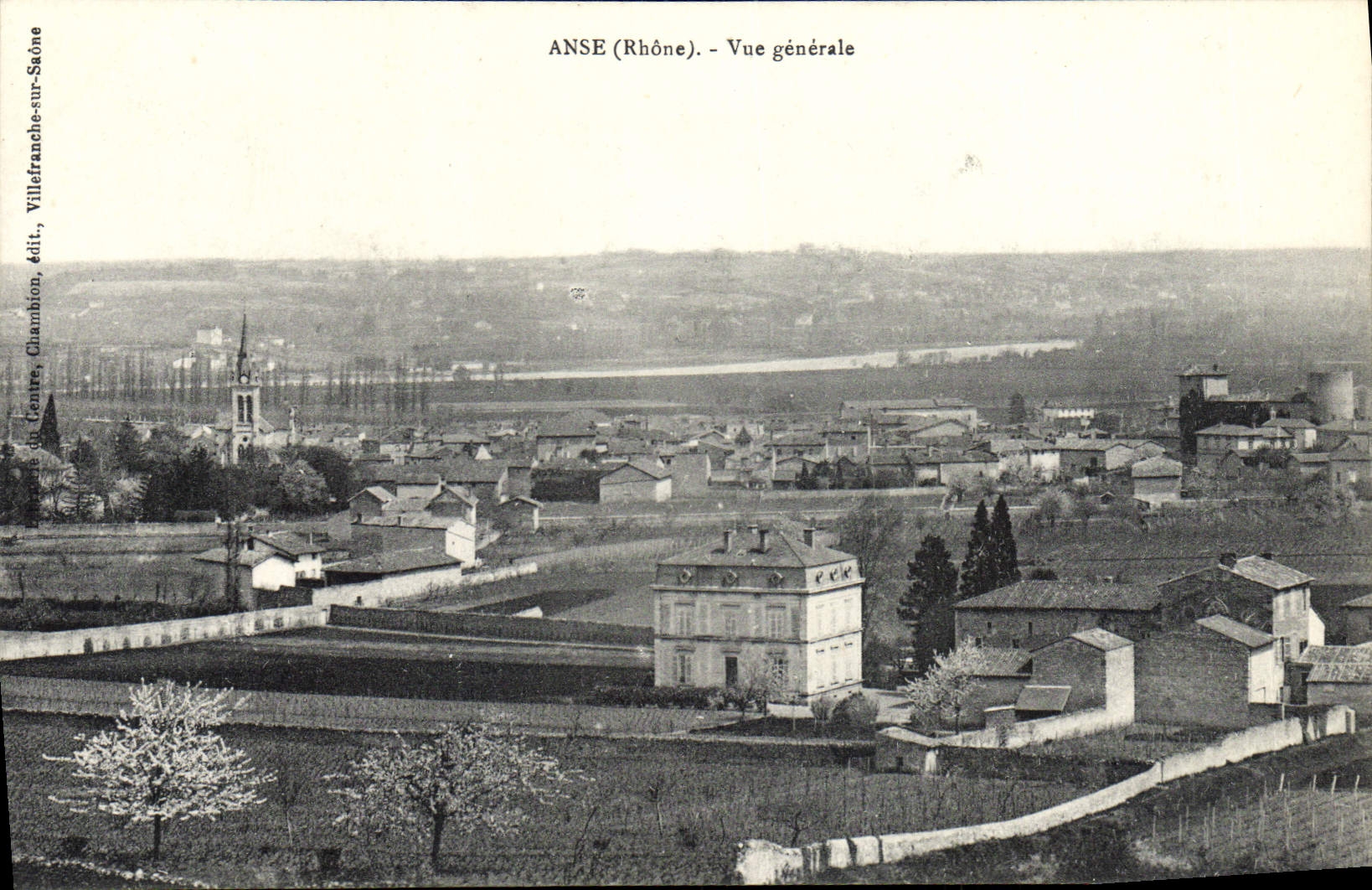 VINTAGE POSTCARD Handle View