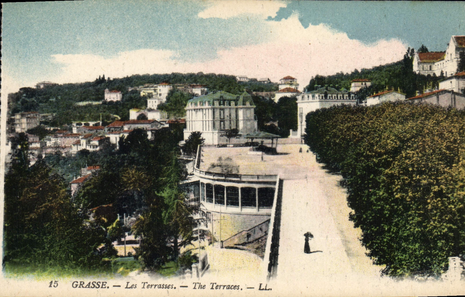 VINTAGE POSTCARD Fatty Terraces