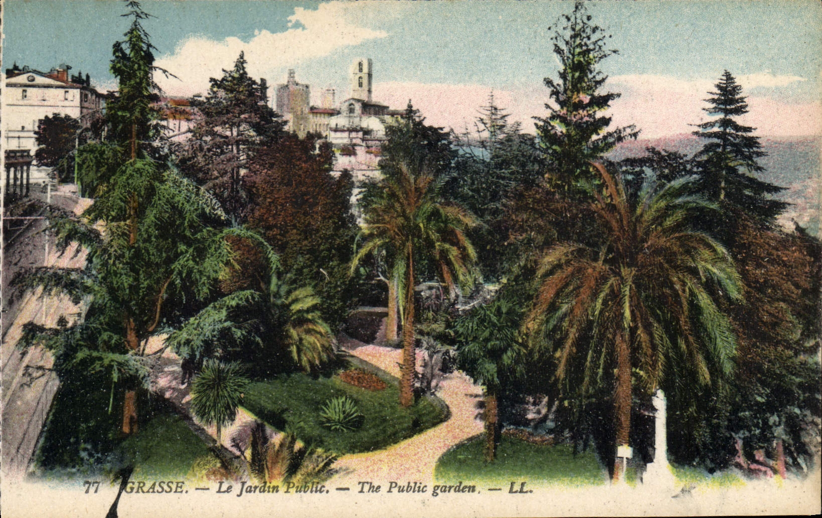 VINTAGE POSTCARD Fatty the Public garden