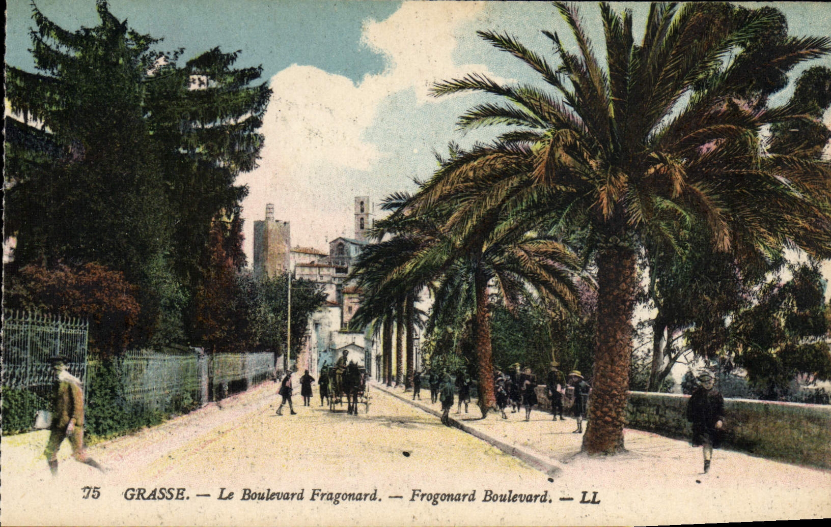 VINTAGE POSTCARD Fatty the Fragonard Boulevard