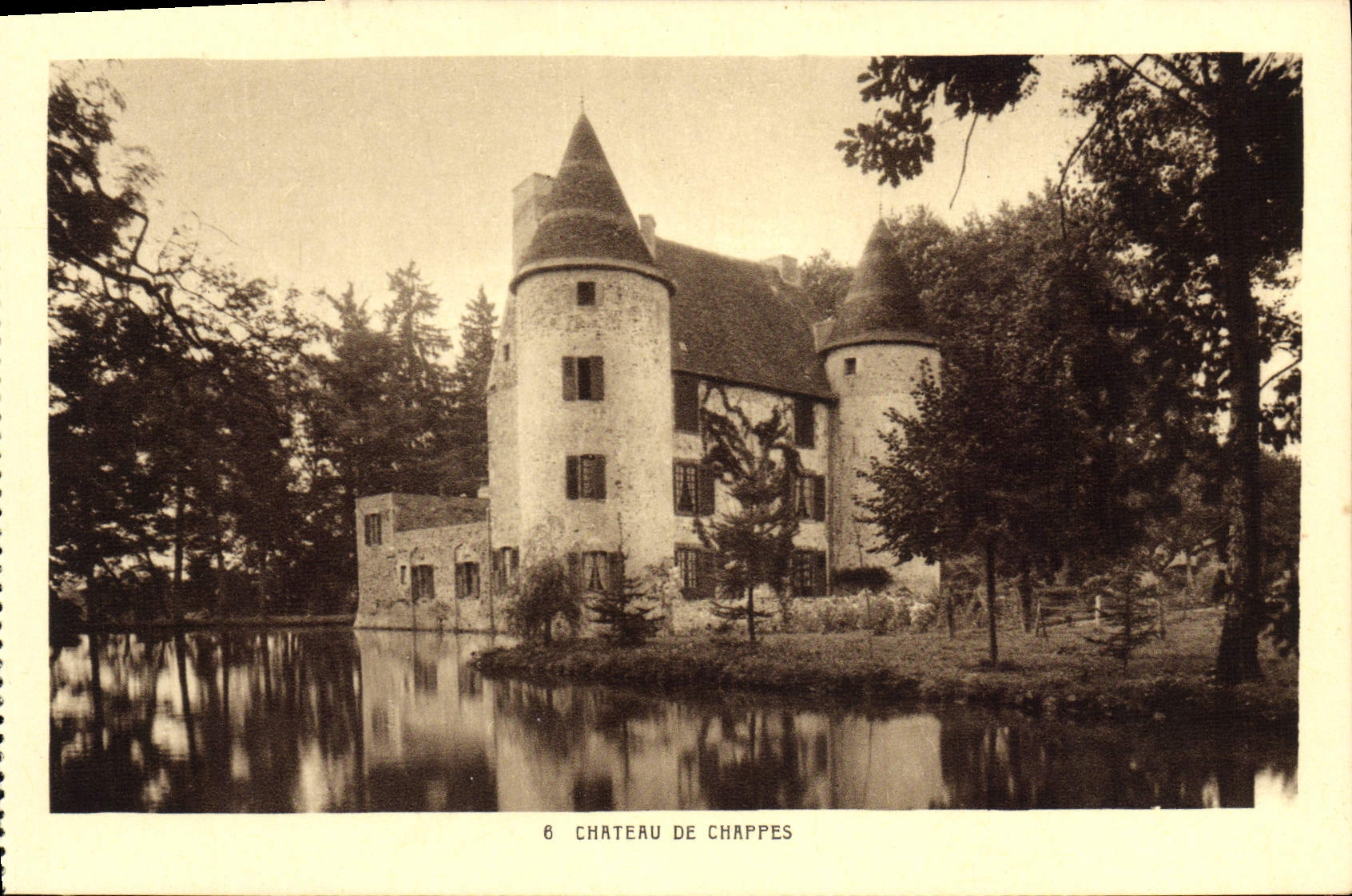 CPA Chateau De Chappes
