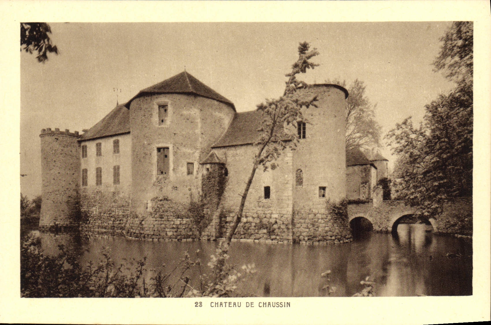 CPA Chateau De Chaussin