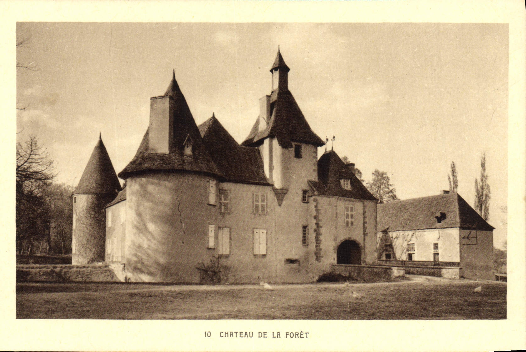 CPA Chateau De La Foret